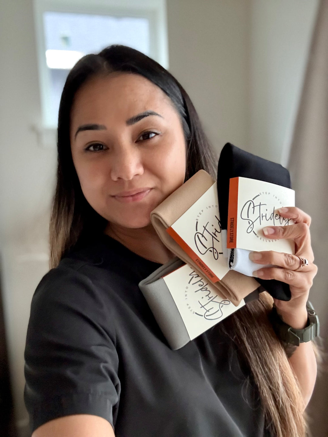 Knee High Compression Socks for Men & Women – Circulation Support, Athletic & Travel, Brown